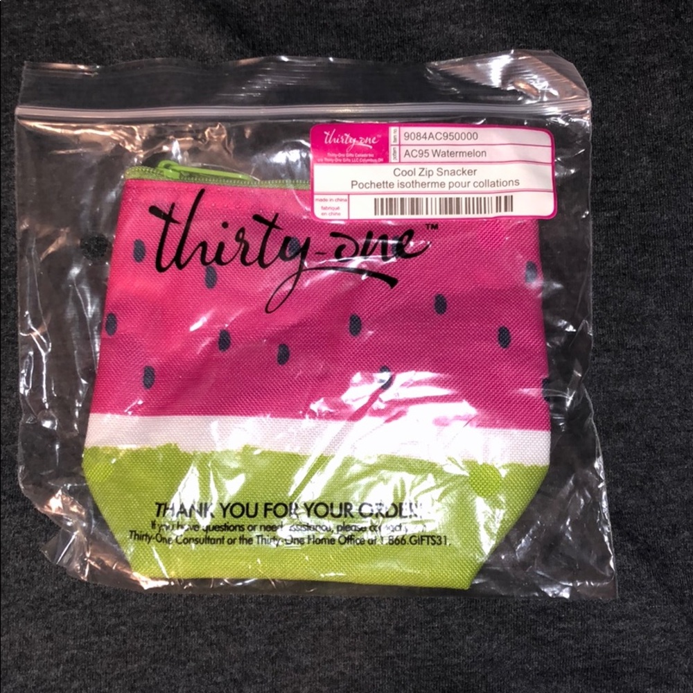 Thirty One Cool Zip Snacker
